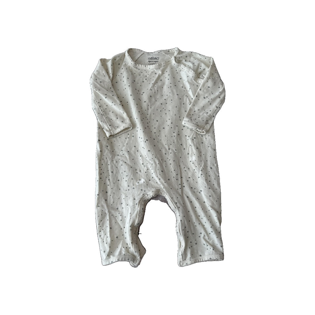 Viverano Unisex cream | Grey Long Sleeve Outfit Size: 6-12 months cream | Grey