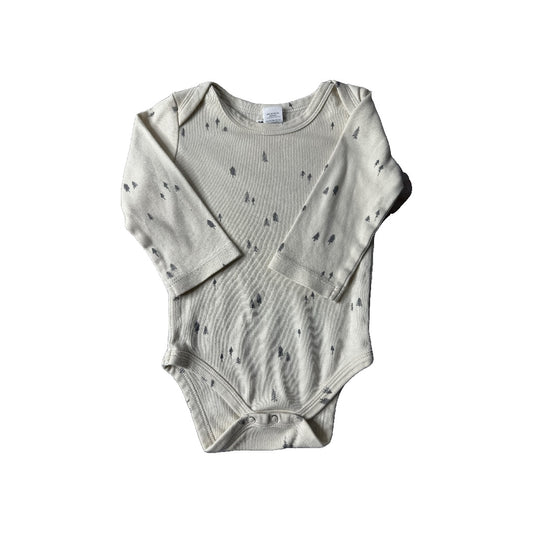 Colored Organics Unisex cream | Grey Onesie Size: 6-12 months cream | Grey