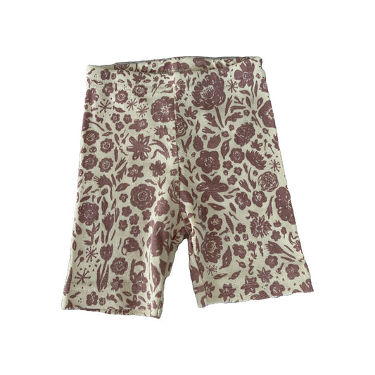 L‚Äôoved Baby Girls cream | Lavender | Flowers Pajamas Size: 18-24 months cream | Lavender | Flowers