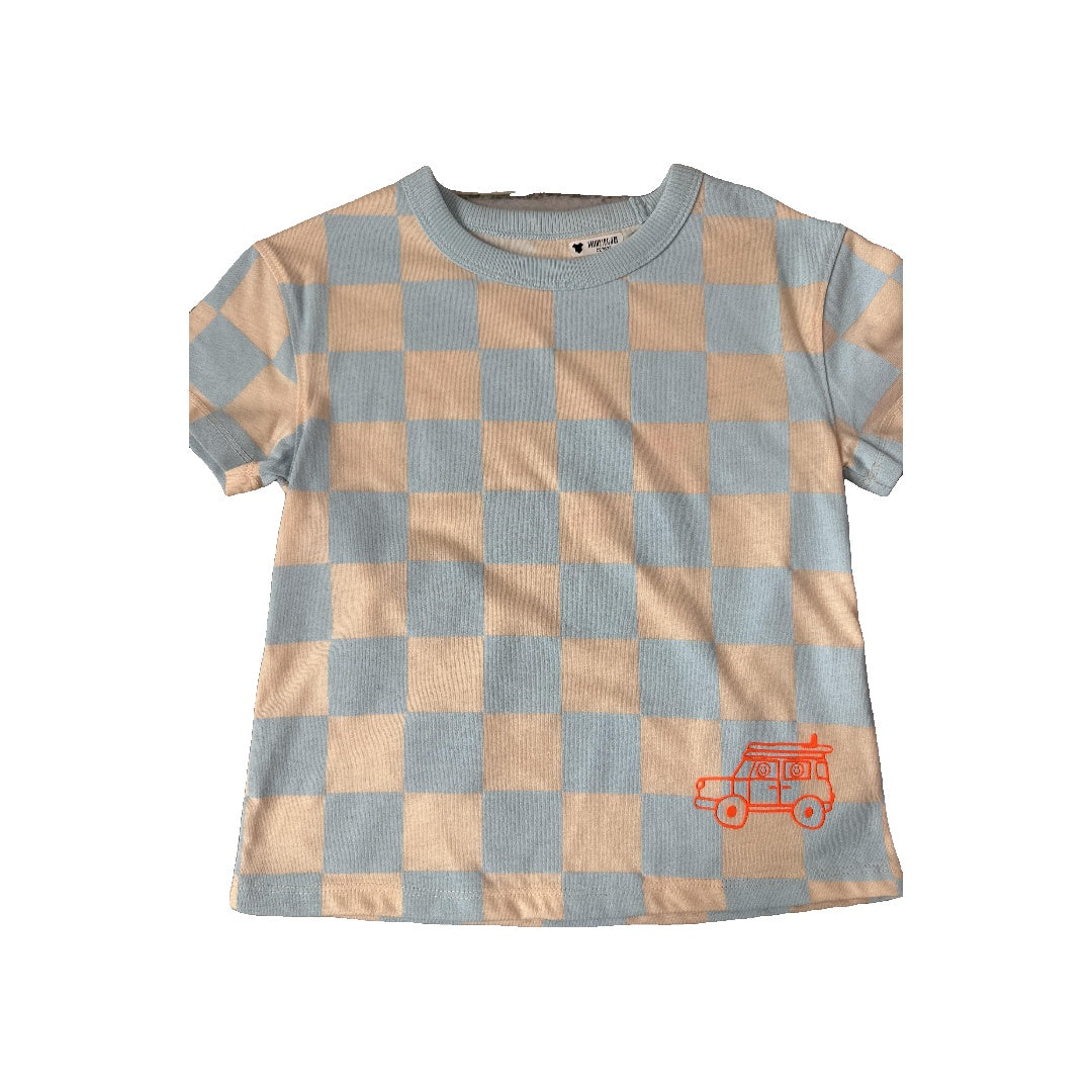 Cat & Jack Unisex cream | Light Blue T-Shirt Size: 4T cream | Light Blue