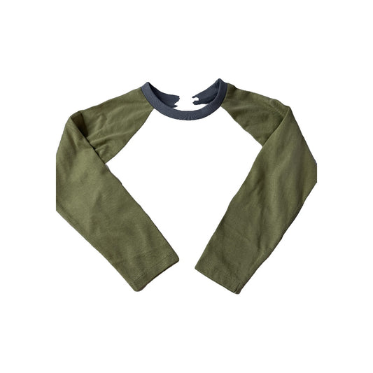 Colored Organics Unisex cream | light green Long Sleeve T-Shirt Size: 4T cream | light green