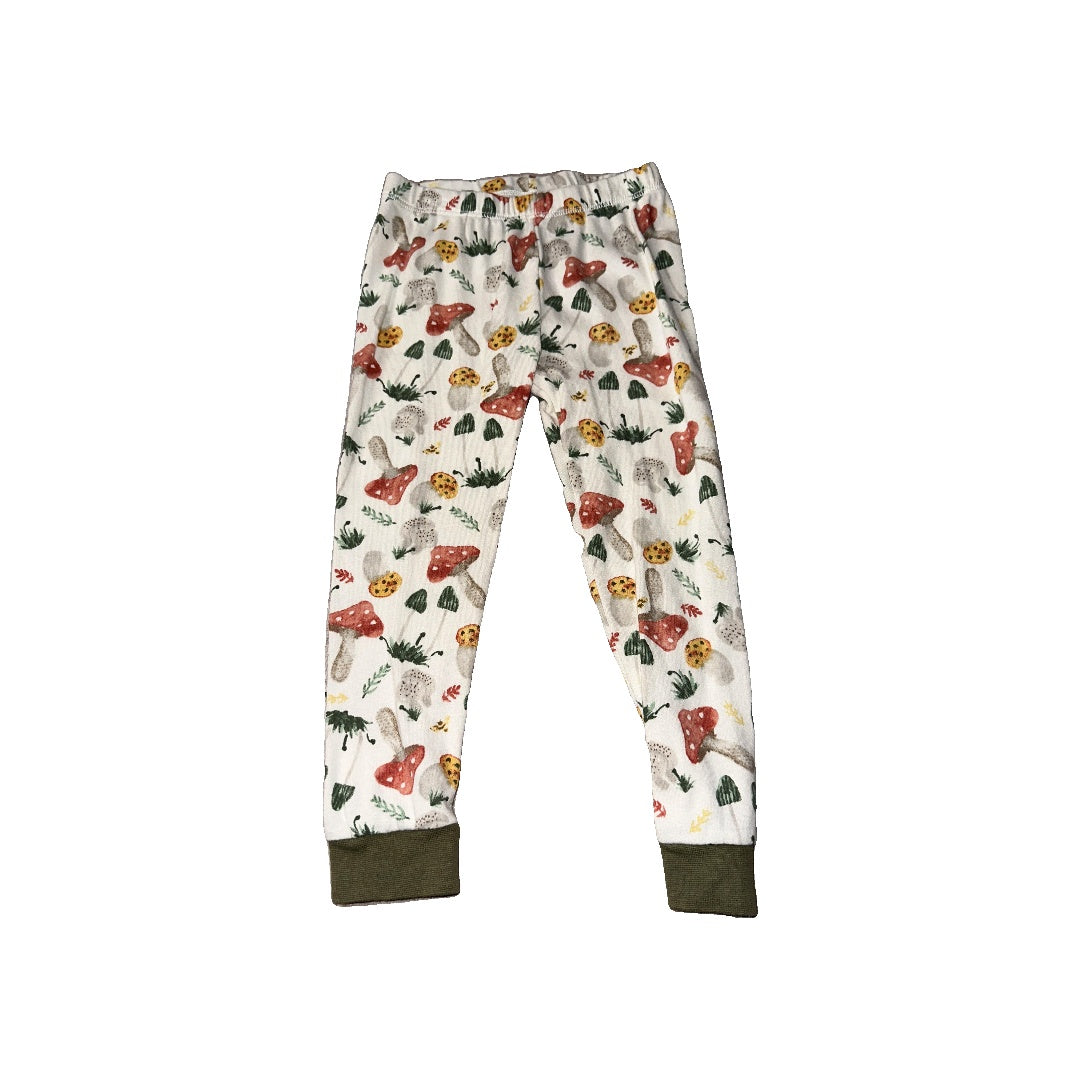 Burt's Bees Unisex cream | Mushrooms Pajamas Size: 3T cream | Mushrooms