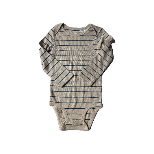 Carters Unisex cream | Navy Blue | Stripe Onesie Size: 24 months cream | Navy Blue | Stripe