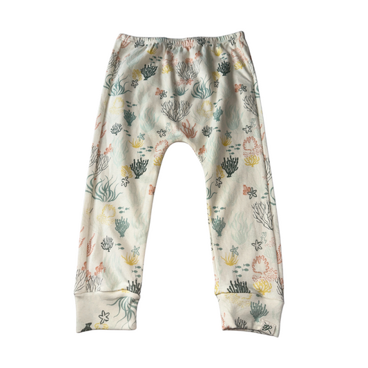 Little Lentil Boys cream | orange | Army Green Casual Pants Size: 18-24 months cream | orange | Army Green