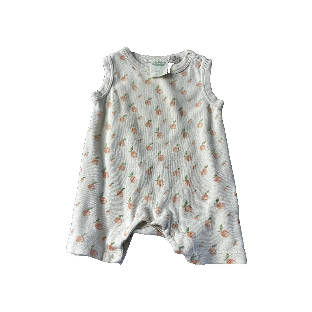 Parade Unisex cream | orange Romper Size: 6-12 months cream | orange