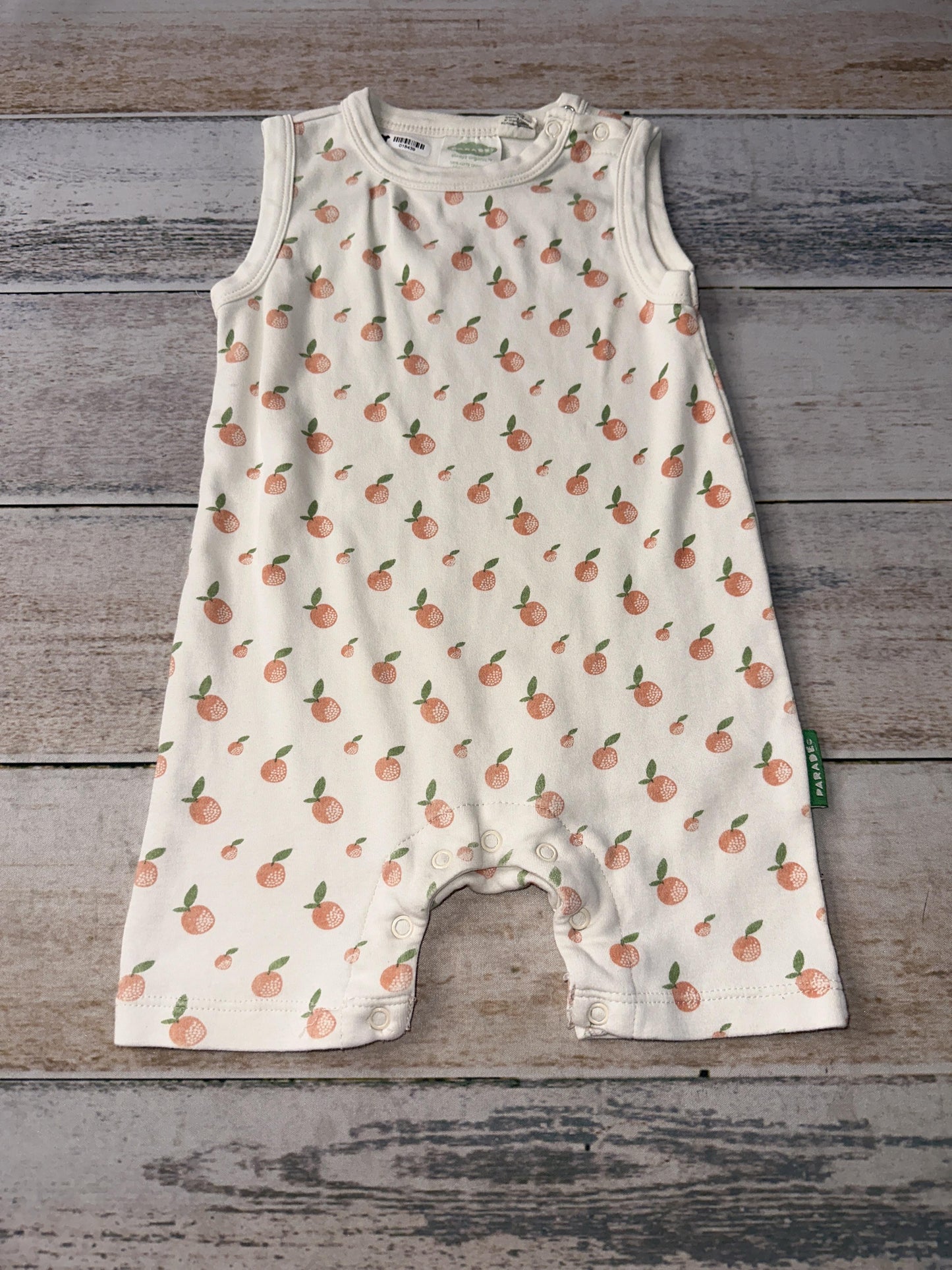 Parade Unisex cream | Peach Romper Size: 18-24 months cream | Peach