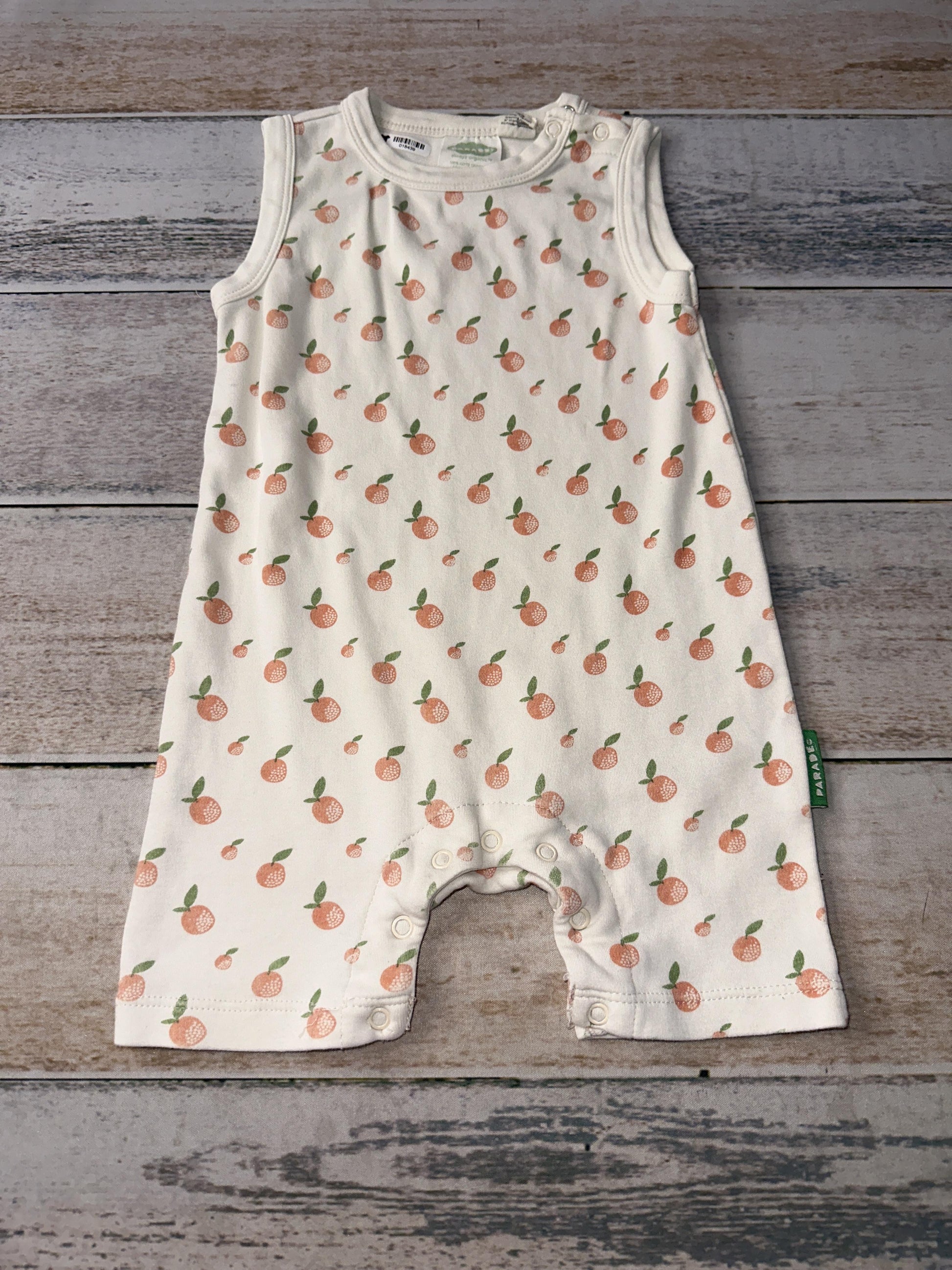 Parade Unisex cream | Peach Romper Size: 18-24 months cream | Peach