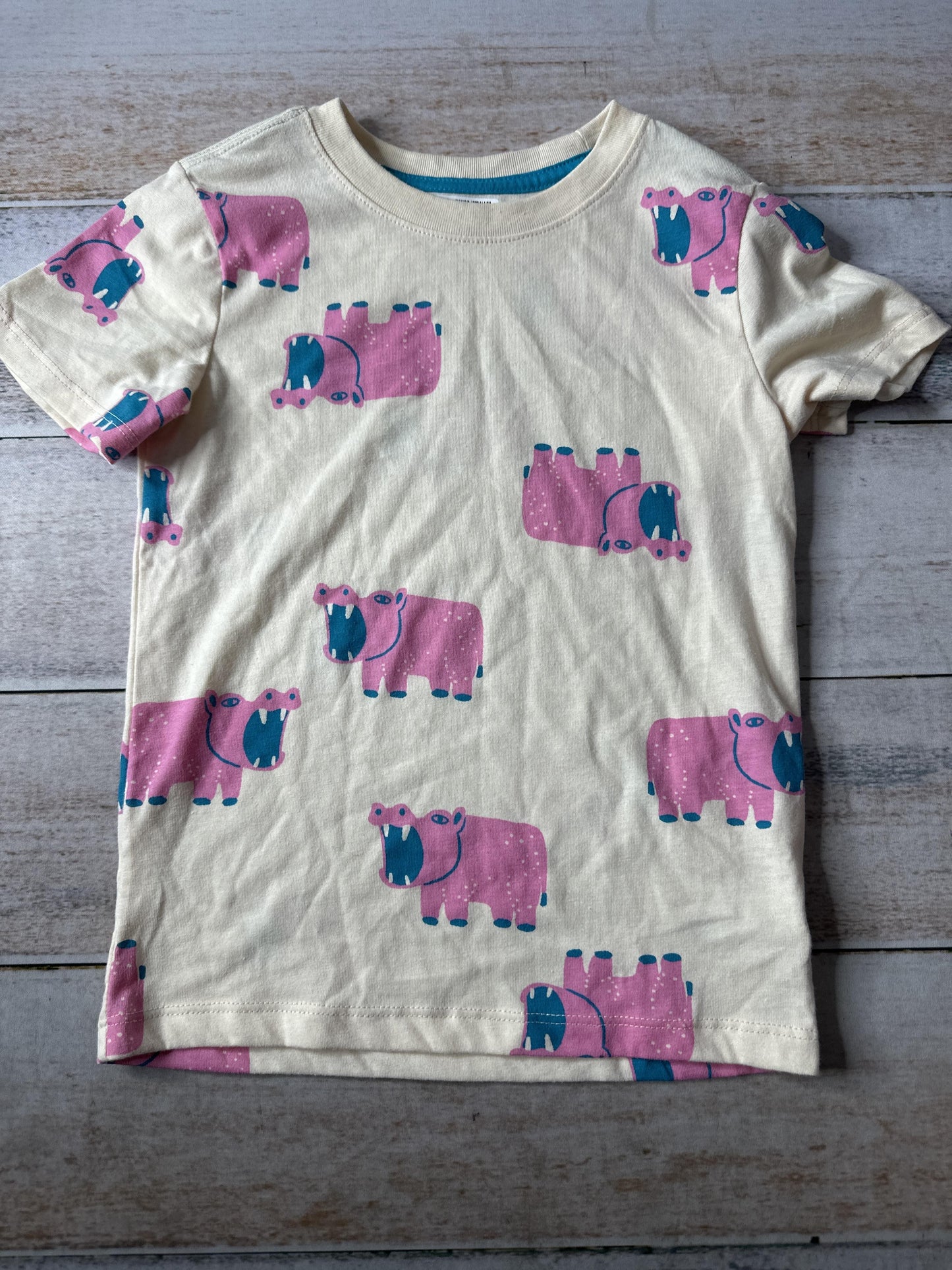 Unisex cream | pink T-Shirt Size: 4T cream | pink