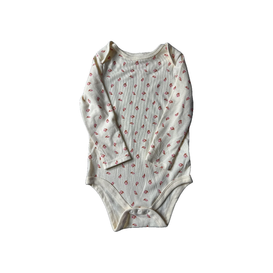 Cat & Jack Girls cream | pink Onesie Size: 12-18 months cream | pink
