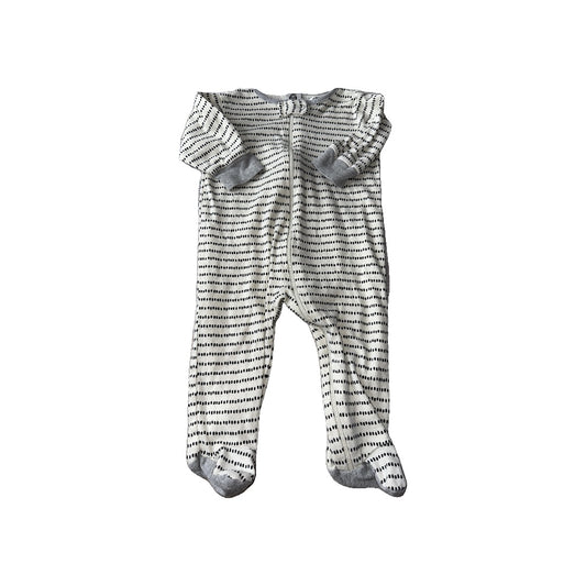 Gerber organic Unisex cream | polka dot Pajamas Size: 6-9 months cream | polka dot