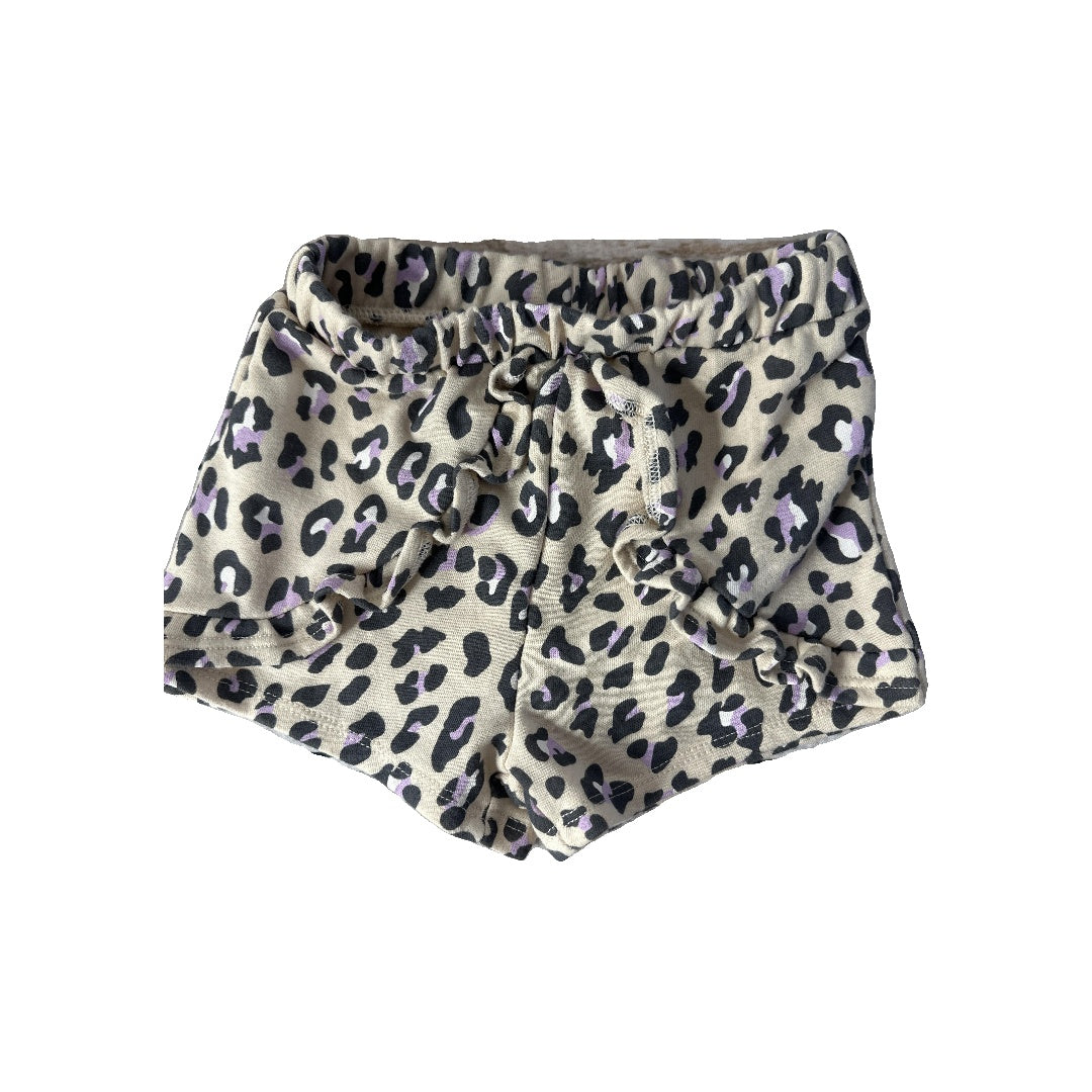 Grayson mini Unisex cream | purple Shorts Size: 3T cream | purple