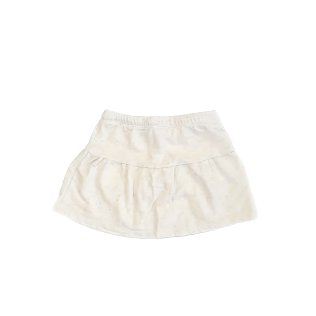 Wonder Nation Girls Cream | Rainbow Dot Skirt Size: XS (4-5T) Cream | Rainbow Dot