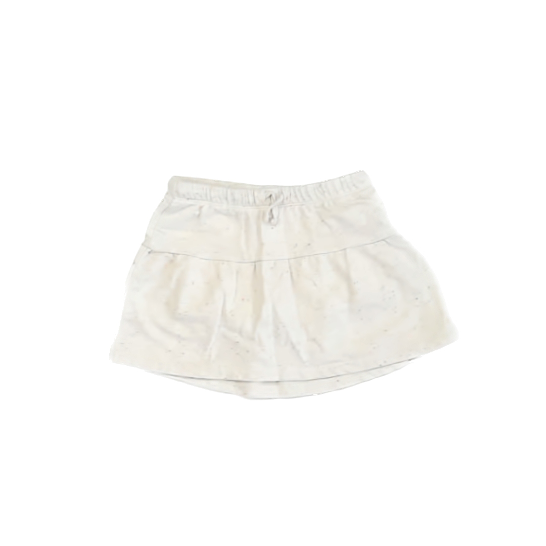Wonder Nation Girls Cream | Rainbow Dot Skirt Size: XS (4-5T) Cream | Rainbow Dot