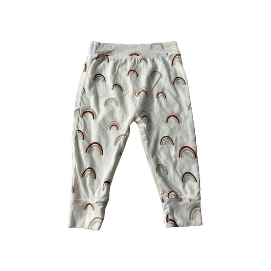 Loulou Lollipop Girls cream | Rainbow Pants Size: 12-18 months cream | Rainbow
