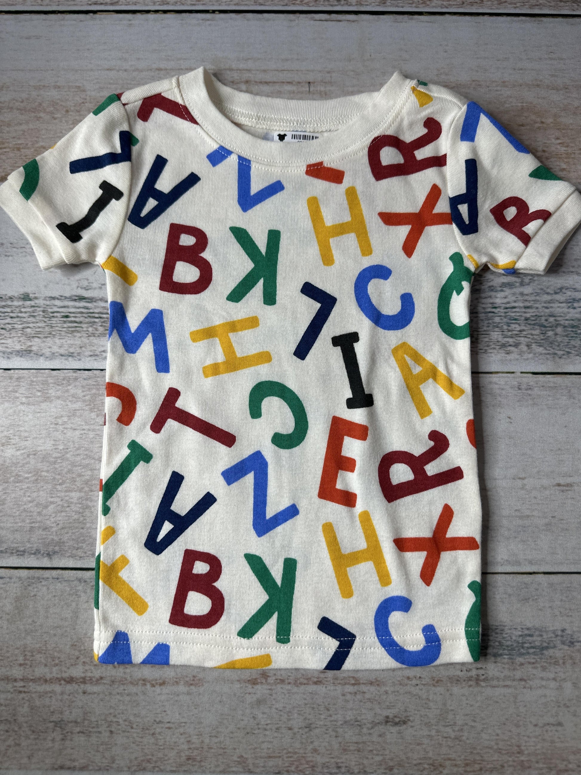 Old Navy Unisex cream | Rainbow Pajamas Size: 18-24 months cream | Rainbow