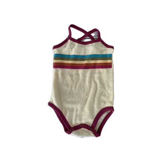 L‚Äôoved Baby Girls cream | Rainbow Romper Size: 12-18 months cream | Rainbow