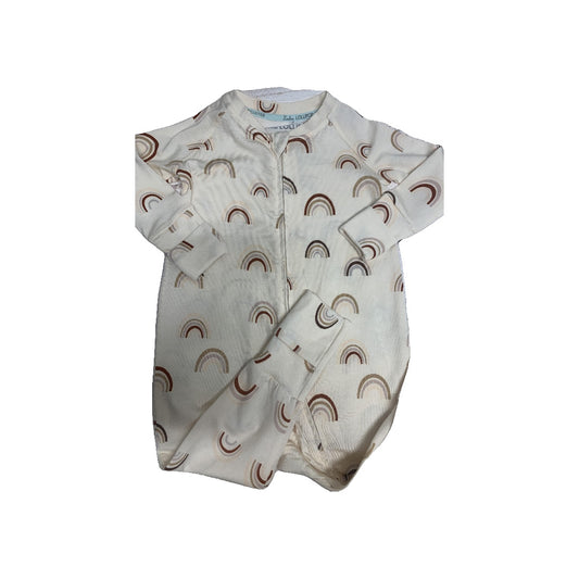 Loulou Lollipop Boys cream | Rainbow Pajamas Size: 6-12 months cream | Rainbow