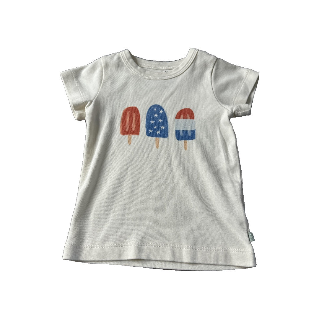 Finn + Emma Unisex cream | Red | White | Blue T-Shirt Size: 18-24 months cream | Red | White | Blue