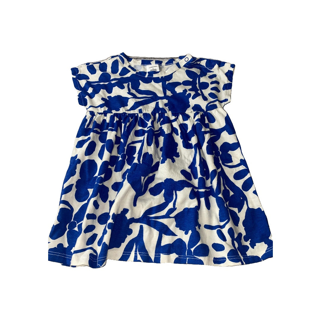 Nordstrom Girls cream | Royal Blue | Flowers Dress Size: 12 months cream | Royal Blue | Flowers