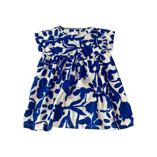 Nordstrom Girls cream | Royal Blue | Flowers Dress Size: 12 months cream | Royal Blue | Flowers