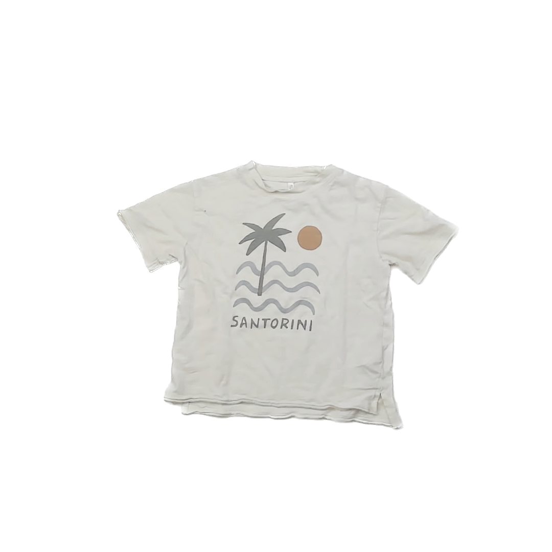 Rylee + Cru Boys Cream | Santorini T-Shirt Size: 2-3T Cream | Santorini