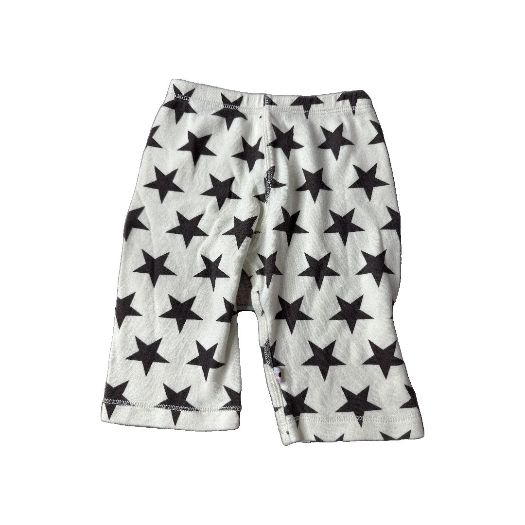 Babysoy Unisex cream | Stars | Brown Pants Size: 3-6 months cream | Stars | Brown