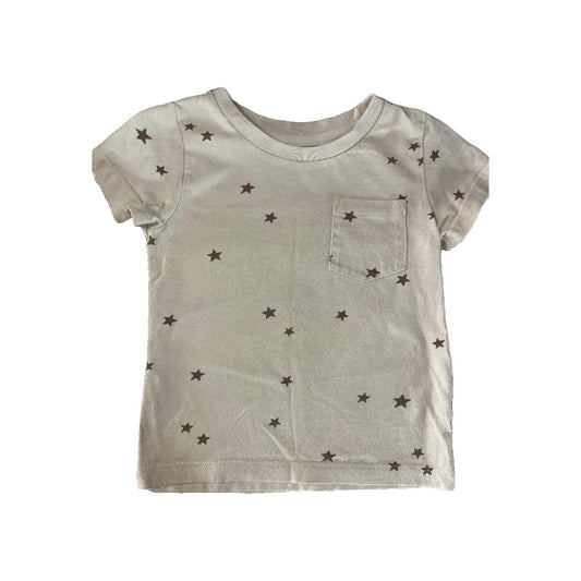 Colored Organics Unisex cream | Stars T-Shirt Size: 12-18 months cream | Stars
