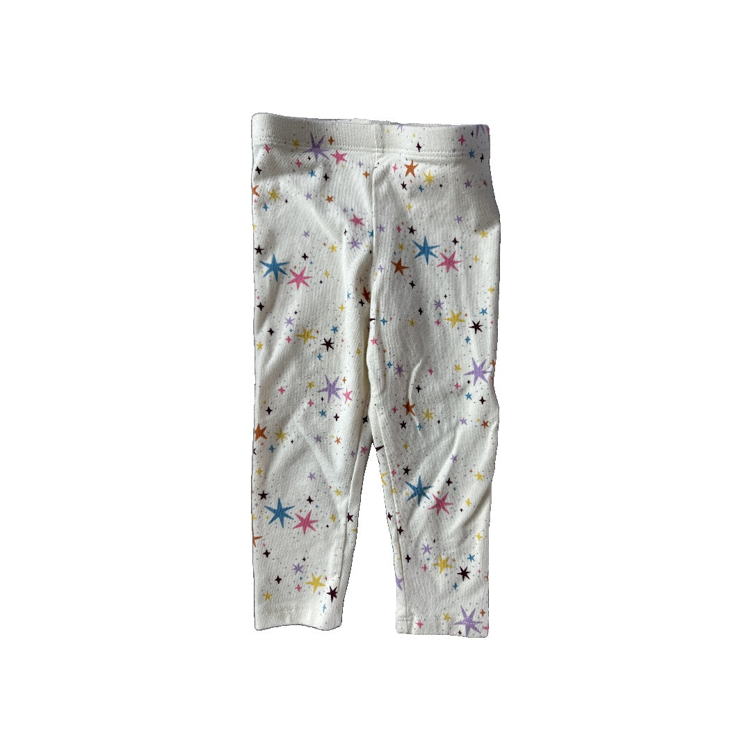 Old Navy Girls cream | Stars Pants Size: 18 months cream | Stars