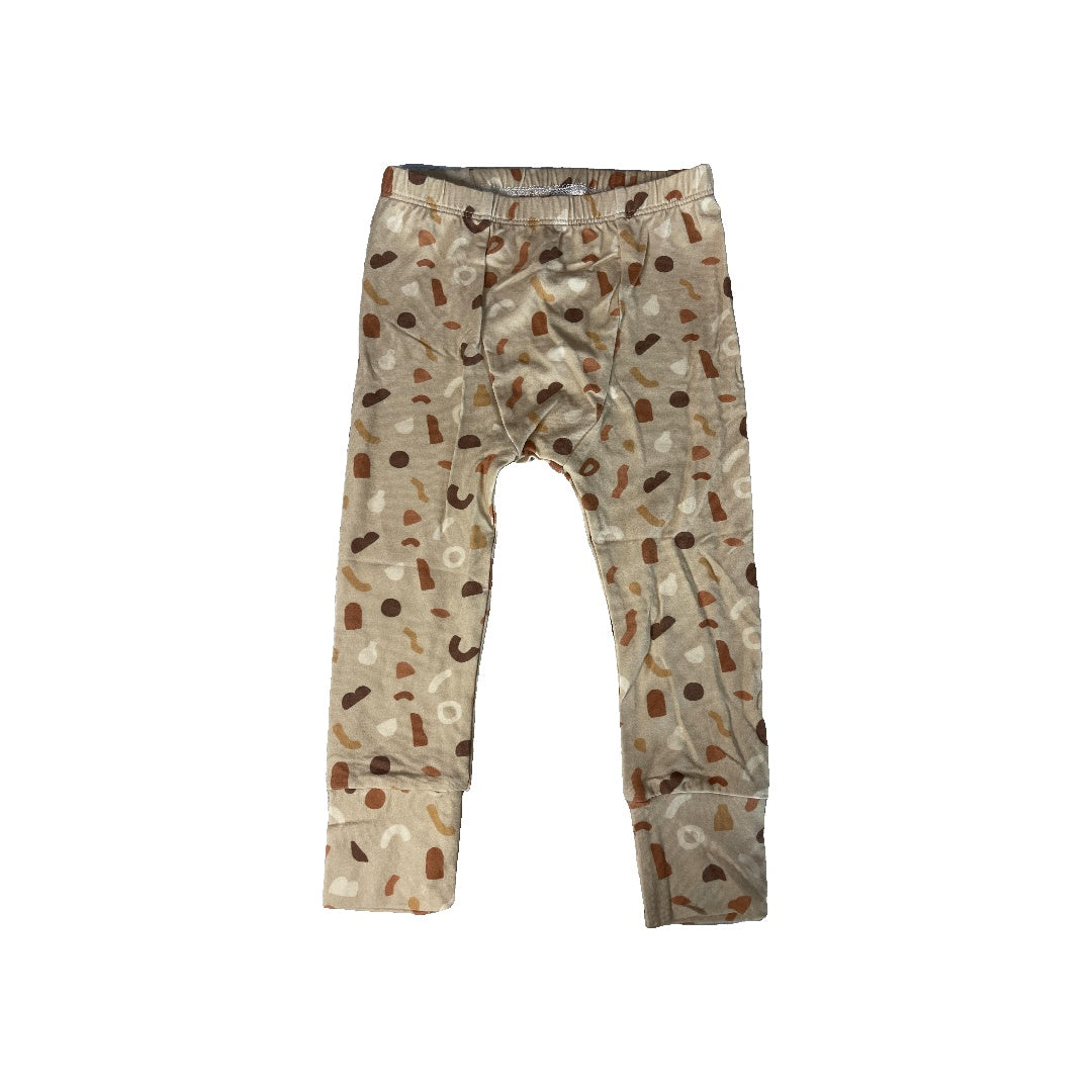 BabySprouts co Unisex cream | Tan | Brown Pajamas Size: 18-24 months cream | Tan | Brown