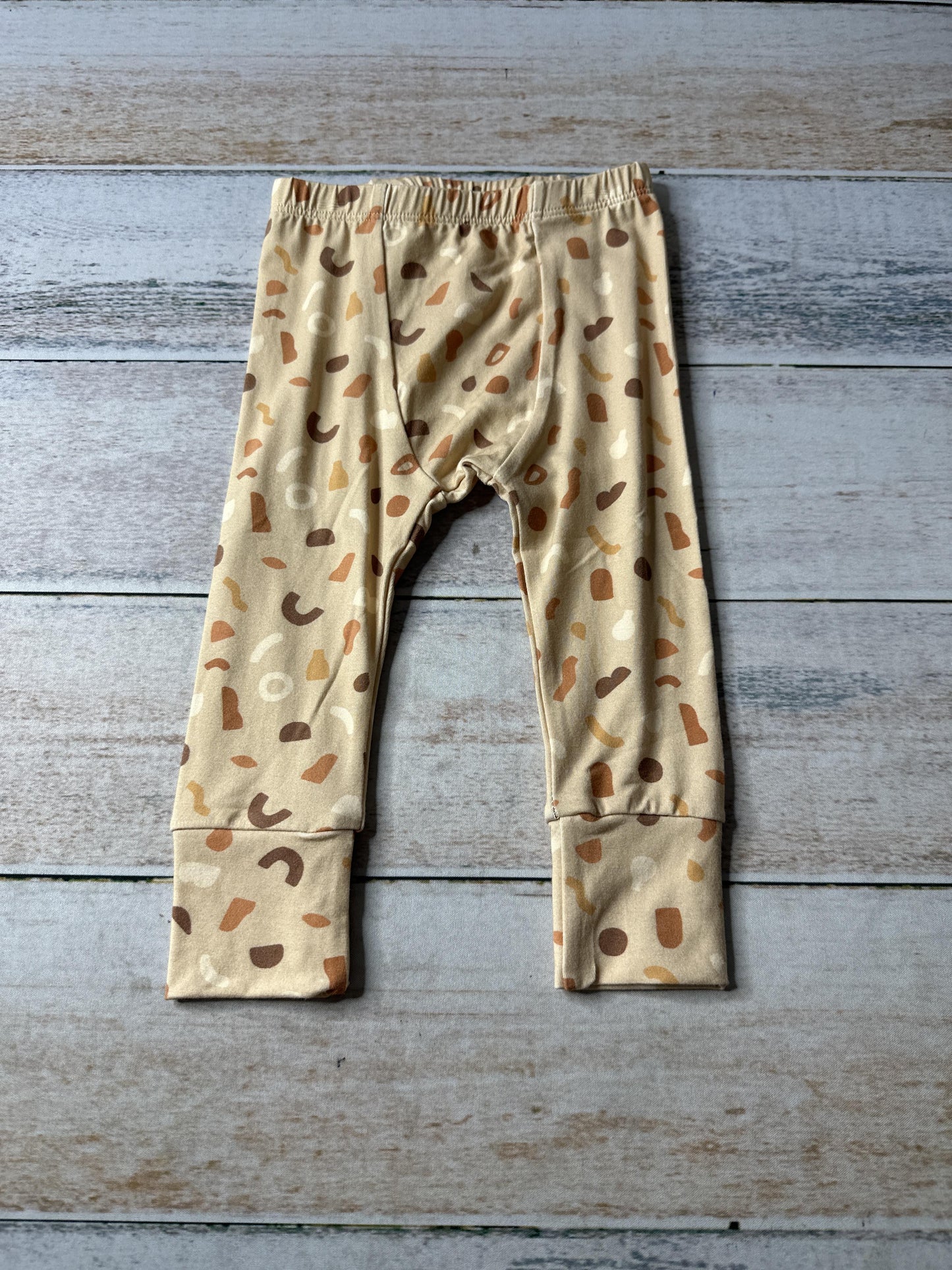 BabySprouts co Unisex cream | Tan | Brown Pajamas Size: 6-12 months cream | Tan | Brown
