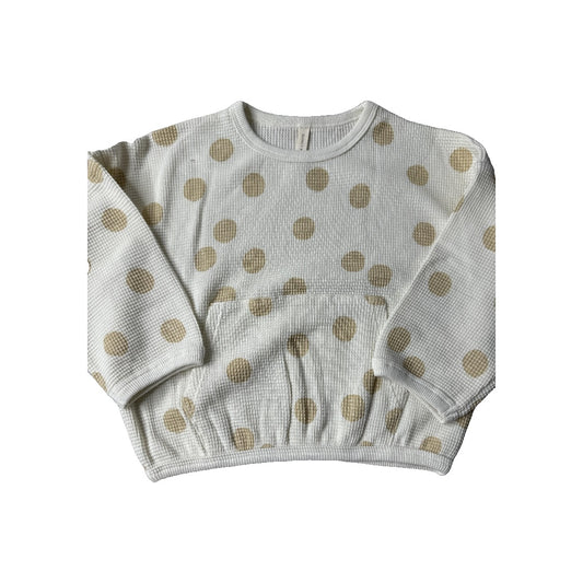 Quincy Mae Unisex cream | Tan Sweater Size: 18-24 months cream | Tan