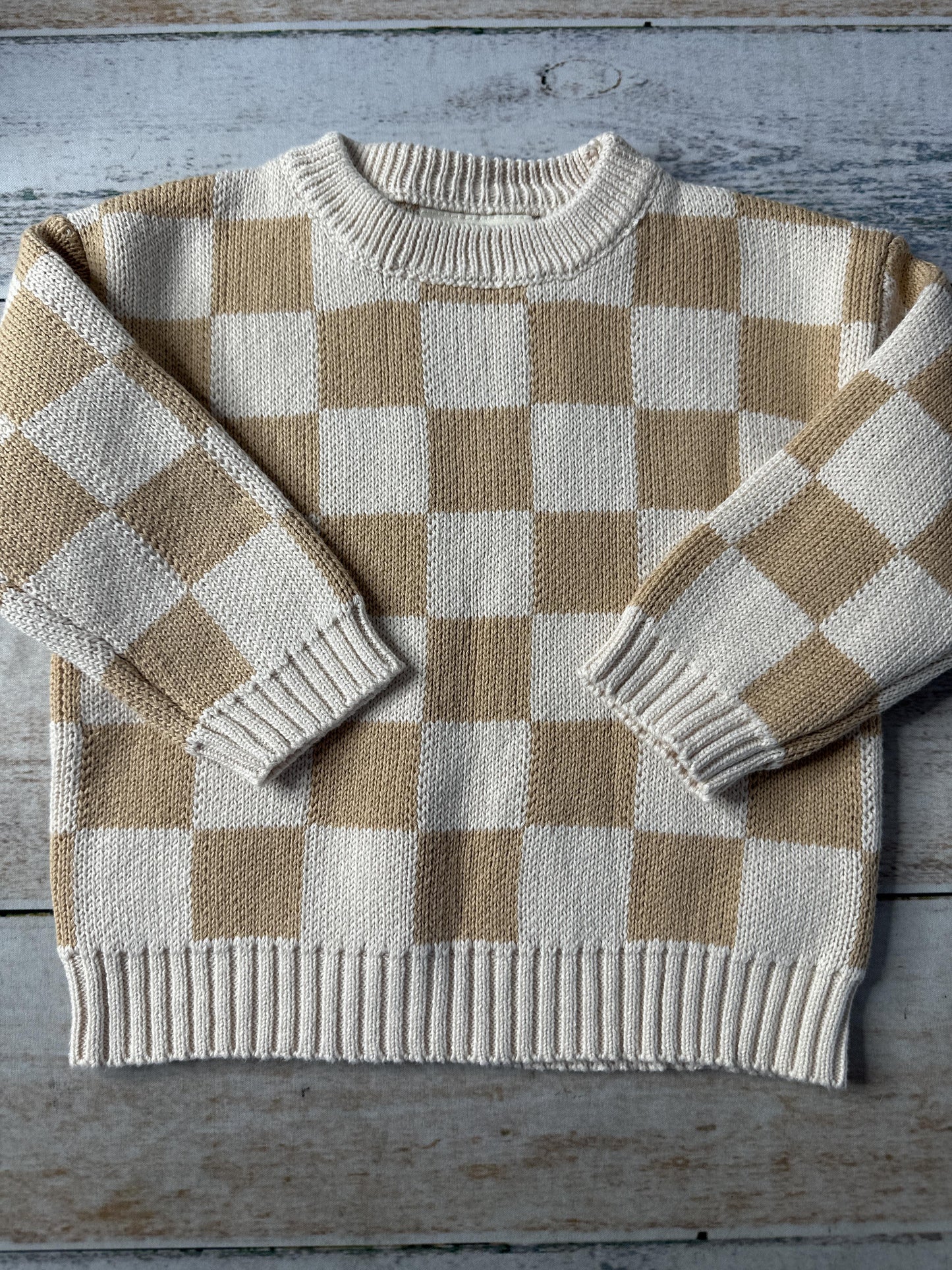 Baeb Basics Unisex cream | Tan Sweater Size: 18-24 months cream | Tan