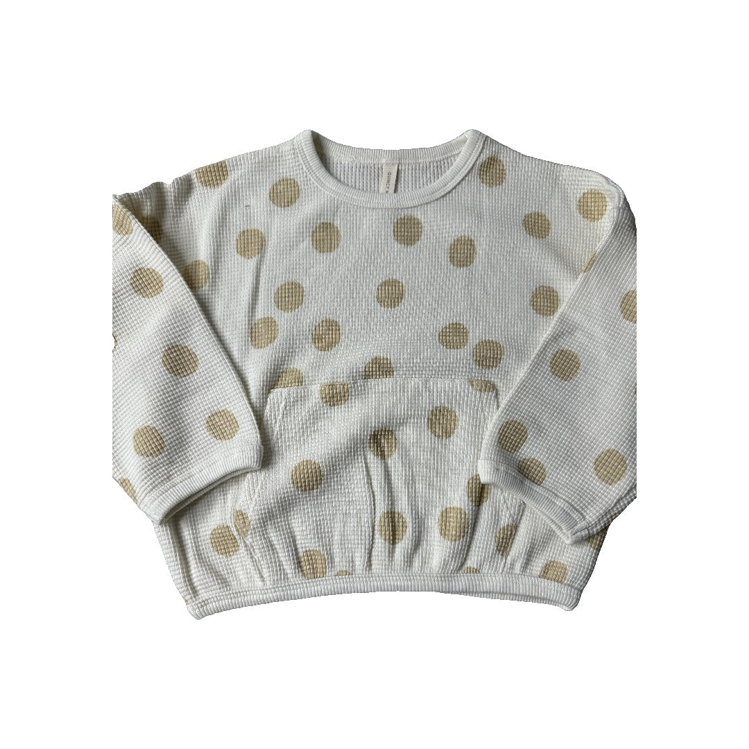 Quincy Mae Unisex cream | Tan Sweater Size: 18-24 months cream | Tan