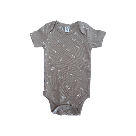 Colored Organics Girls cream | Tan Onesie Size: 6-12 months cream | Tan