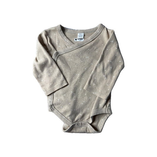 Colored Organics Unisex cream | Tan Onesie Size: 6-12 months cream | Tan