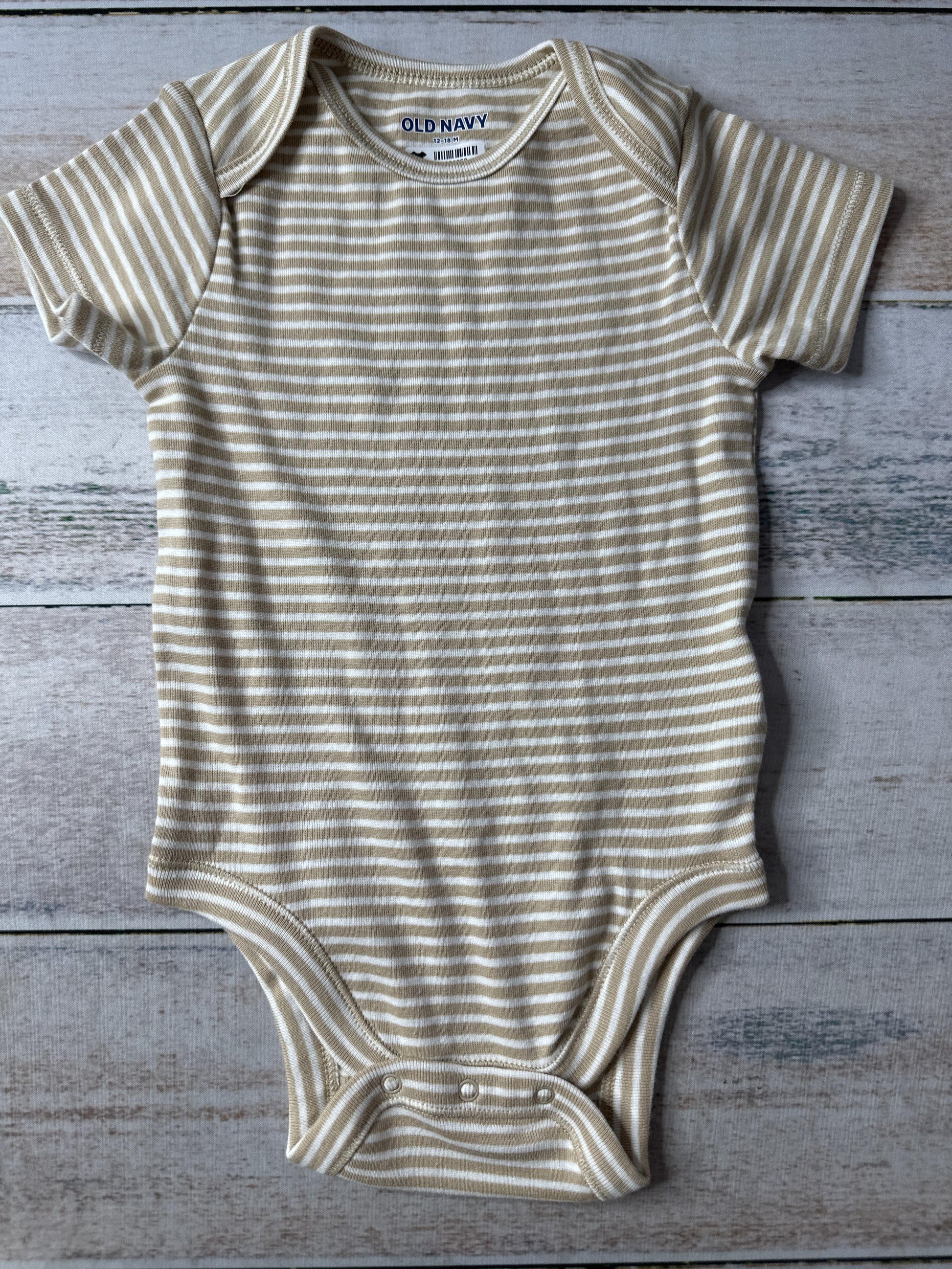 Old Navy Unisex cream | Tan Onesie Size: 12-18 months cream | Tan