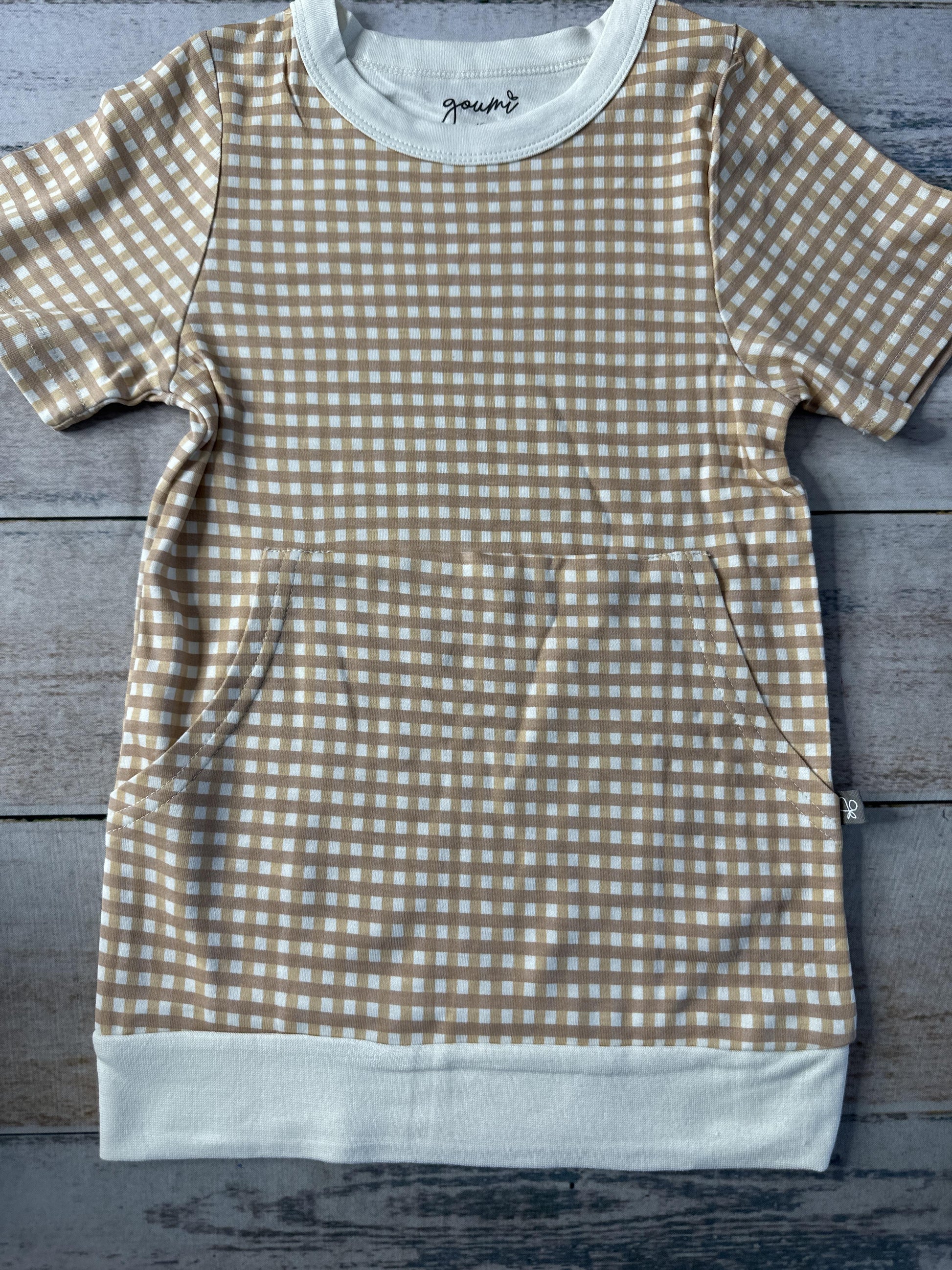 Goumi Unisex cream | Tan T-Shirt Size: 4T cream | Tan