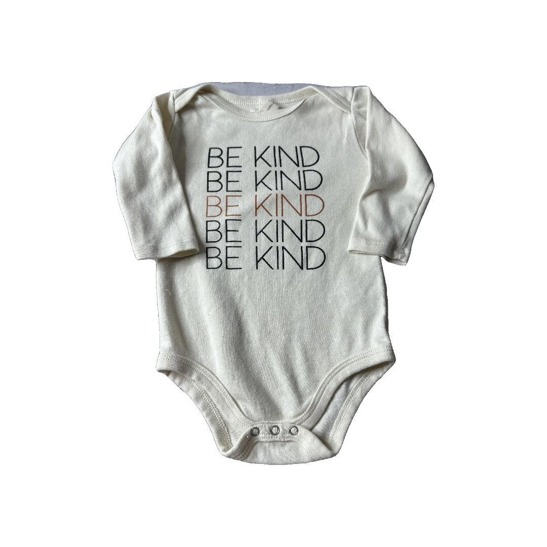 Tenth + Pine Unisex cream | Text Onesie Size: 12-18 months cream | Text
