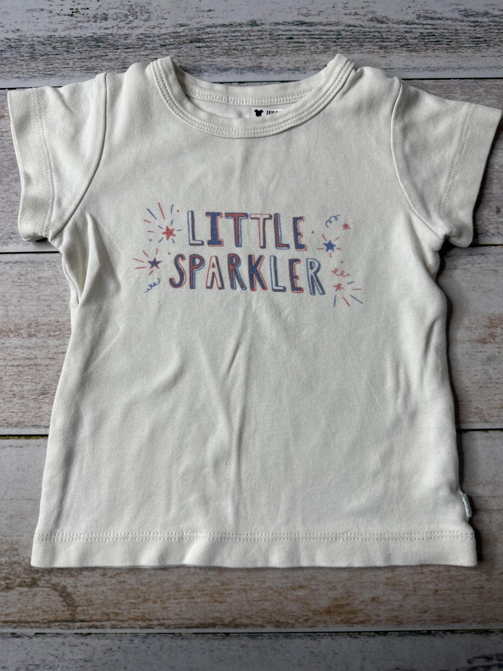 Finn + Emma Unisex cream | Text T-Shirt Size: 18-24 months cream | Text