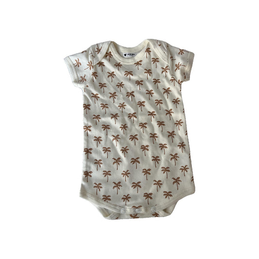 Faherty Unisex cream | Tropical Onesie Size: 3-6 months cream | Tropical