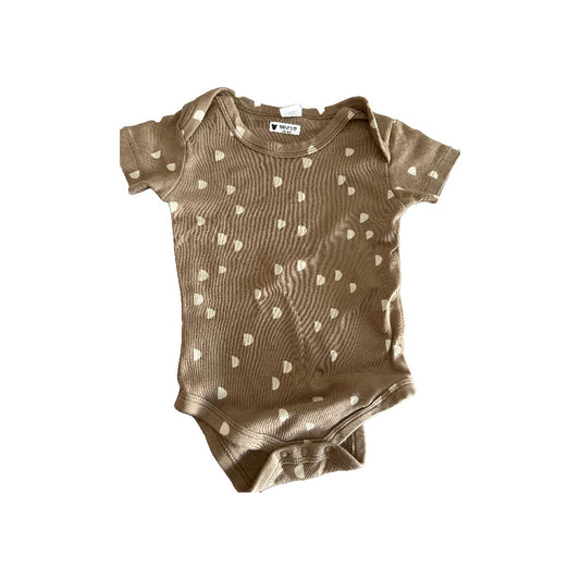 Colored Organics Girls cream | White | Pattern Onesie Size: 12-18 months cream | White | Pattern