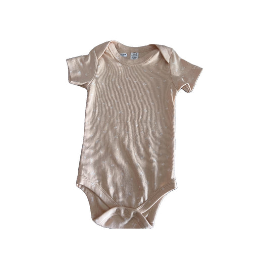 Colored Organics Girls cream | White | Pattern Onesie Size: 12-18 months cream | White | Pattern