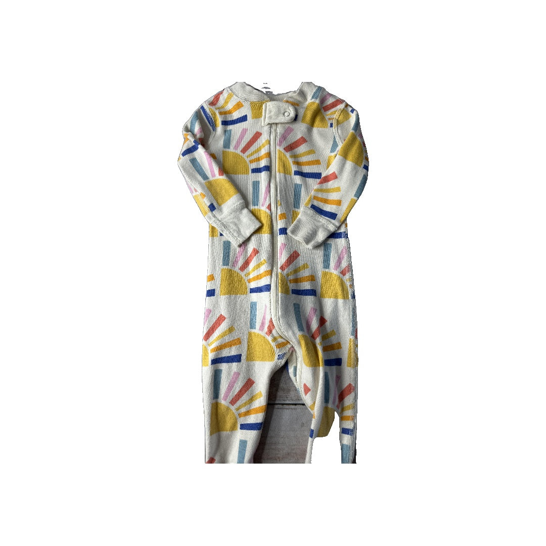 Hanna Andersson Unisex cream | Yellow | light green | Light Blue | pink Long Sleeve Outfit Size: 12-18 months cream | Yellow | light green | Light Blue | pink