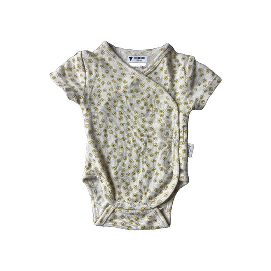 Konges Unisex cream | Yellow Onesie Size: Preemie cream | Yellow