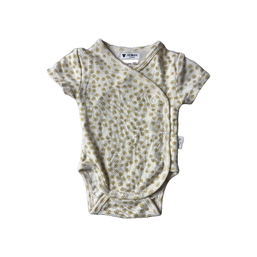 Konges Unisex cream | Yellow Onesie Size: Preemie cream | Yellow