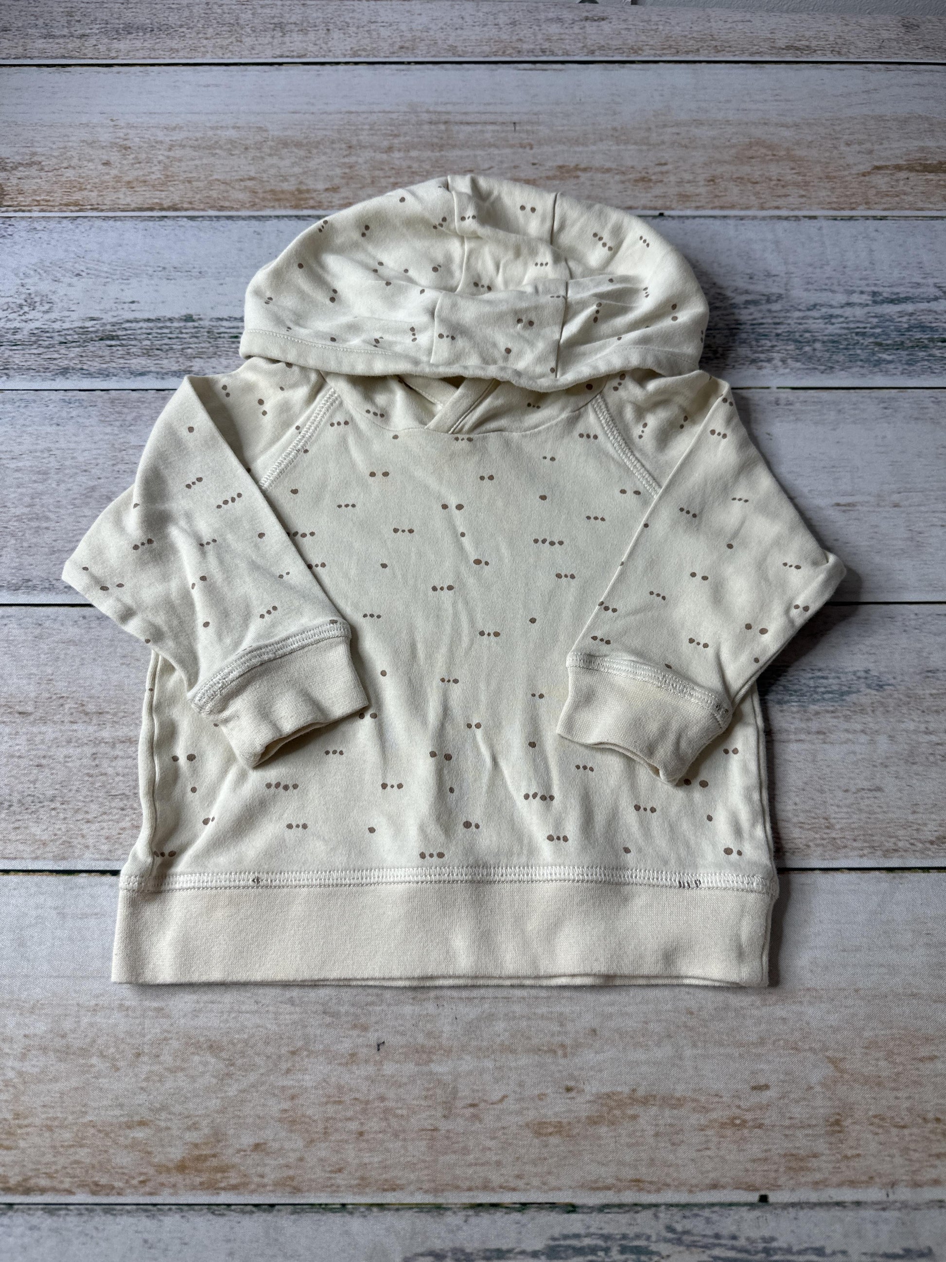 Colored Organics Unisex cream Sweater Size: 12-18 months cream