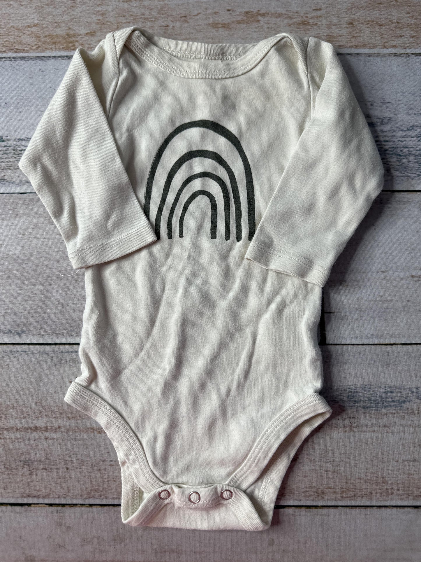 Tenth + Pine Unisex cream Onesie Size: 3-6 months cream
