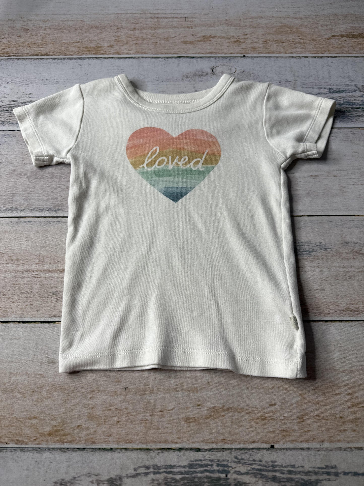 Finn + Emma Girls cream T-Shirt Size: 3T cream