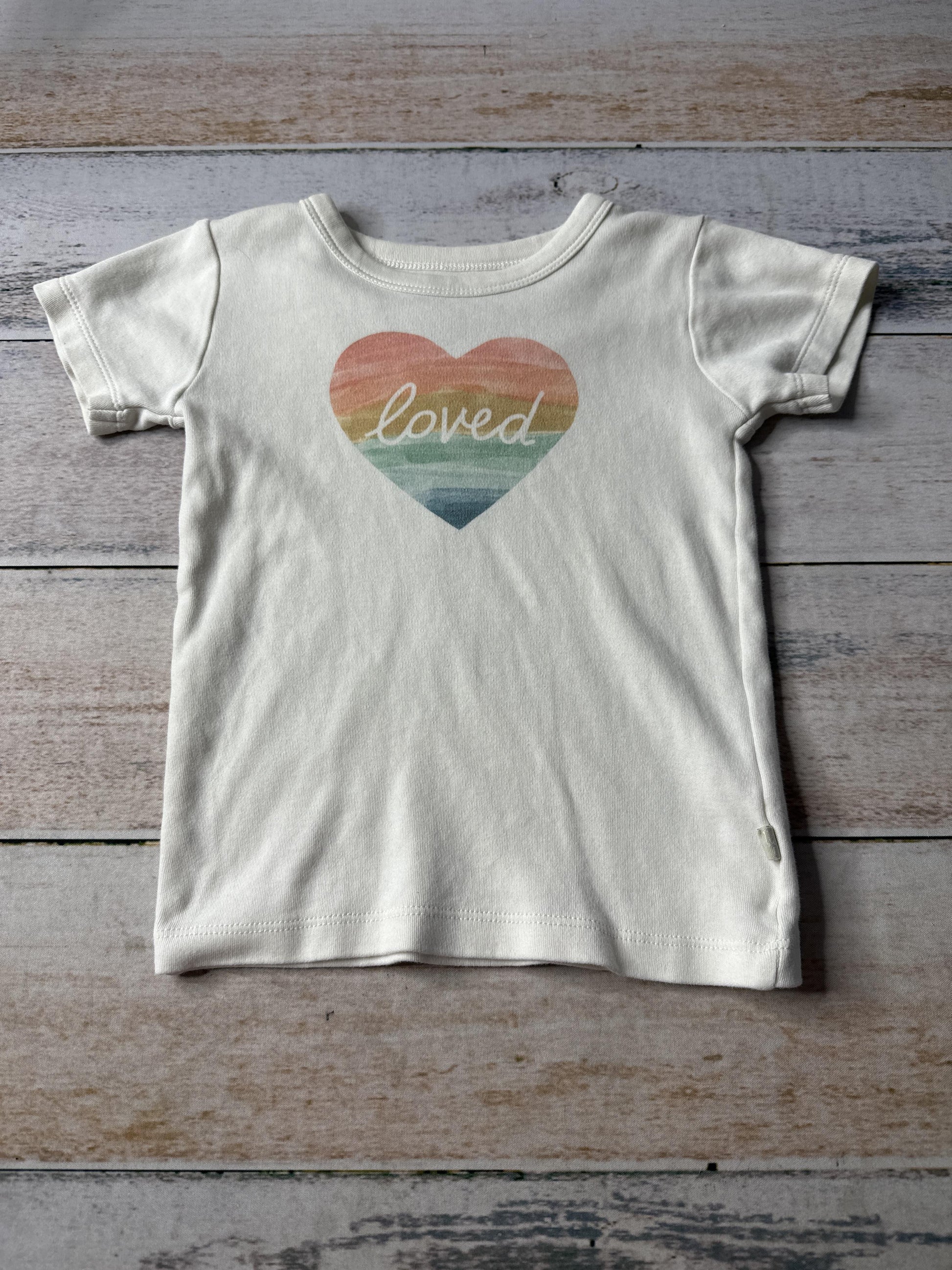 Finn + Emma Girls cream T-Shirt Size: 3T cream