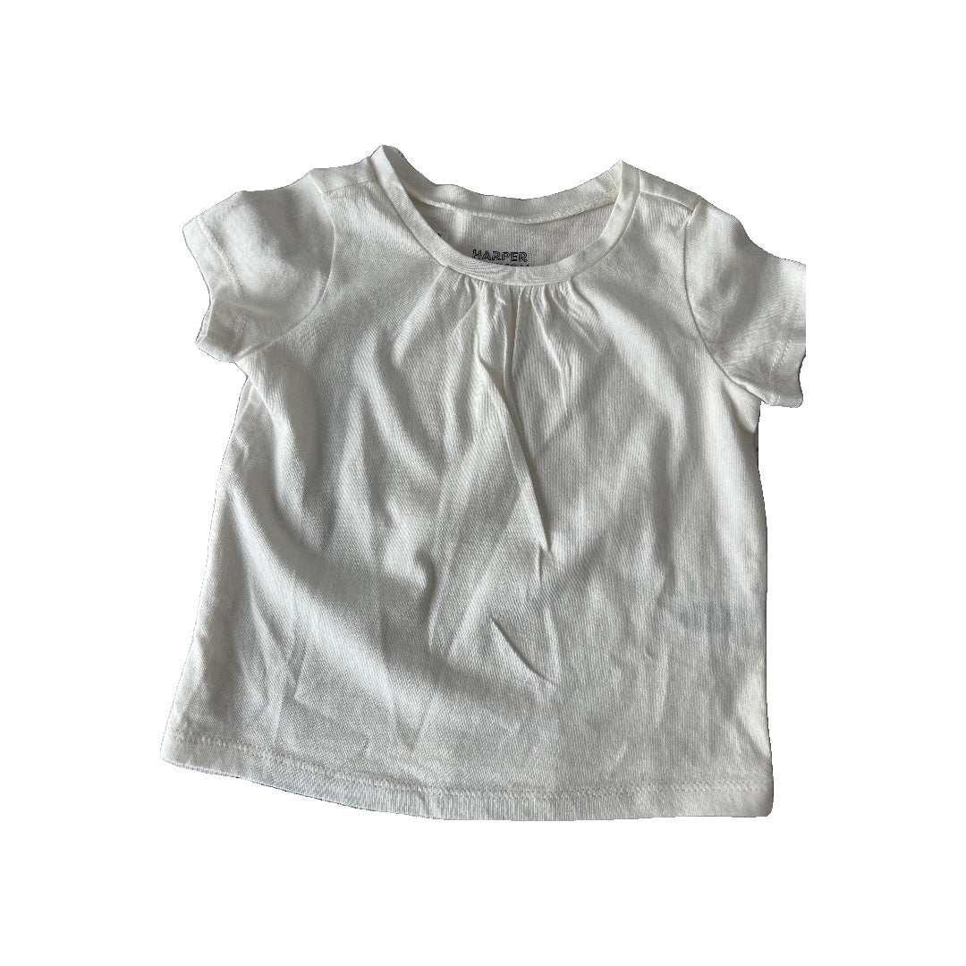 Harper Canyon Girls cream T-Shirt Size: 9 months cream